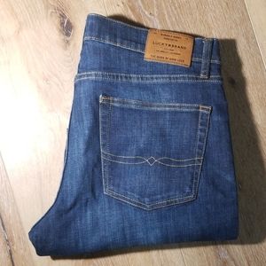 Mens Lucky Brand 363 Straight leg 33/30 dark blue